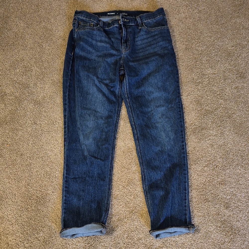 Old Navy Dark Blue Boyfriend Jeans
